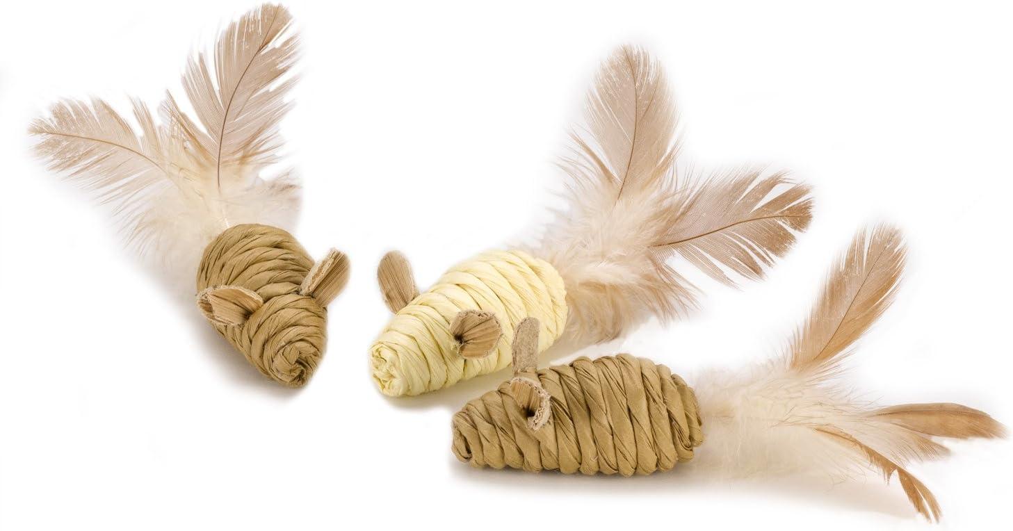 Petface (Catkin's by Petface) Mini Mice Tails Cat Toy 3-Piece
