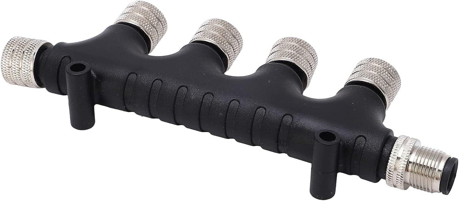 Nmea 2000 Conector Resistencia Agua IP67 Plástico ABS NMEA 2000 T Connector, 4 Port NMEA 2000 Tee Connector, Für Low Rance Networks Simrad Networks B G Networks Navico Networks Networks Conector T