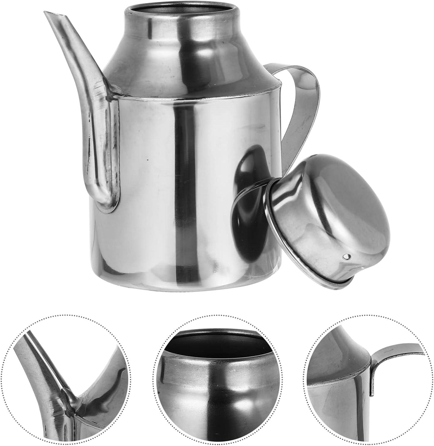 Healifty Stainless Steel Neti Pot Nasal Wash Bottle Eyes Wash Cleaner