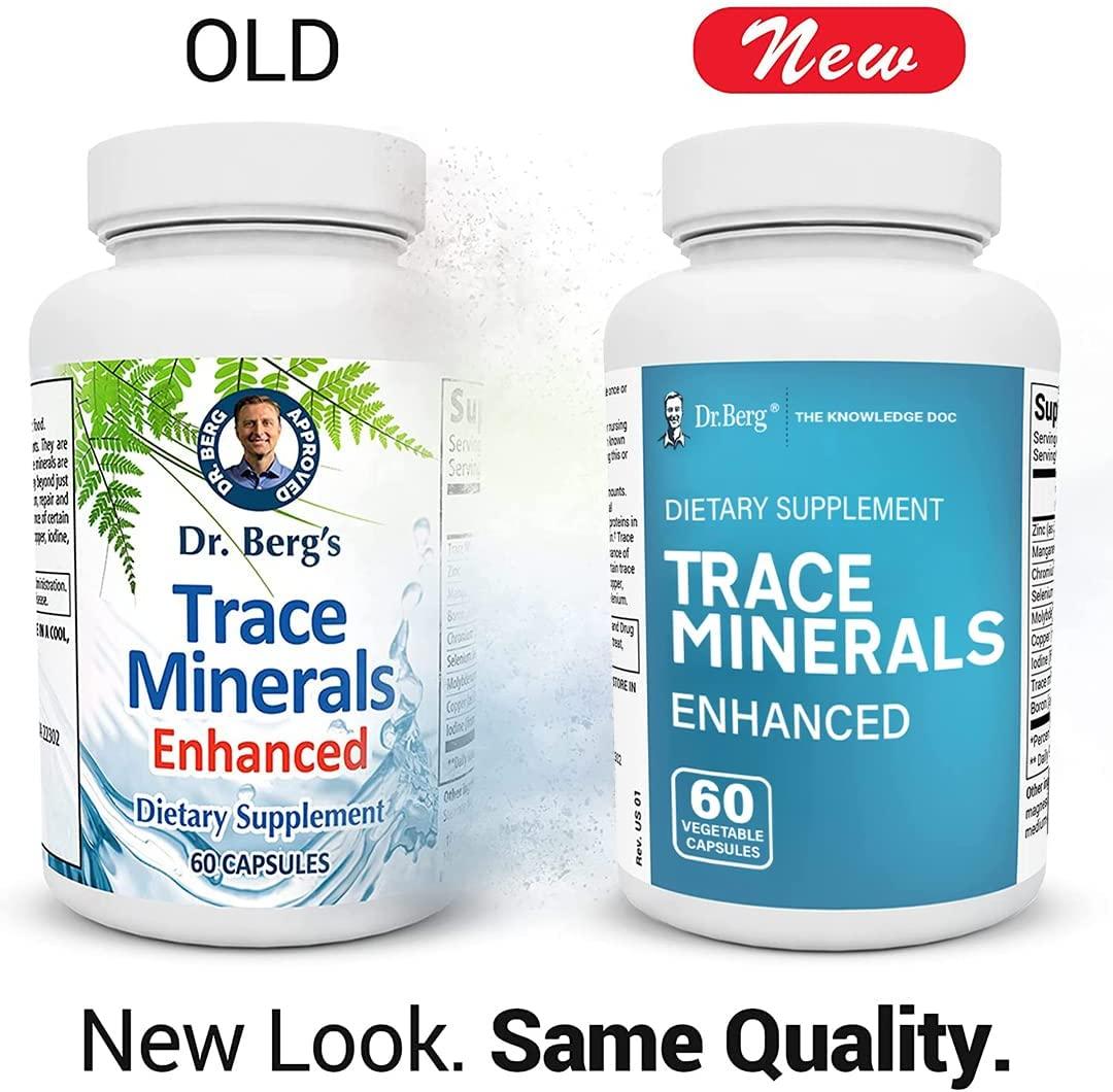 Dr. Berg's Trace Minerals Enhanced Complex Complete with 70+ Nutrient