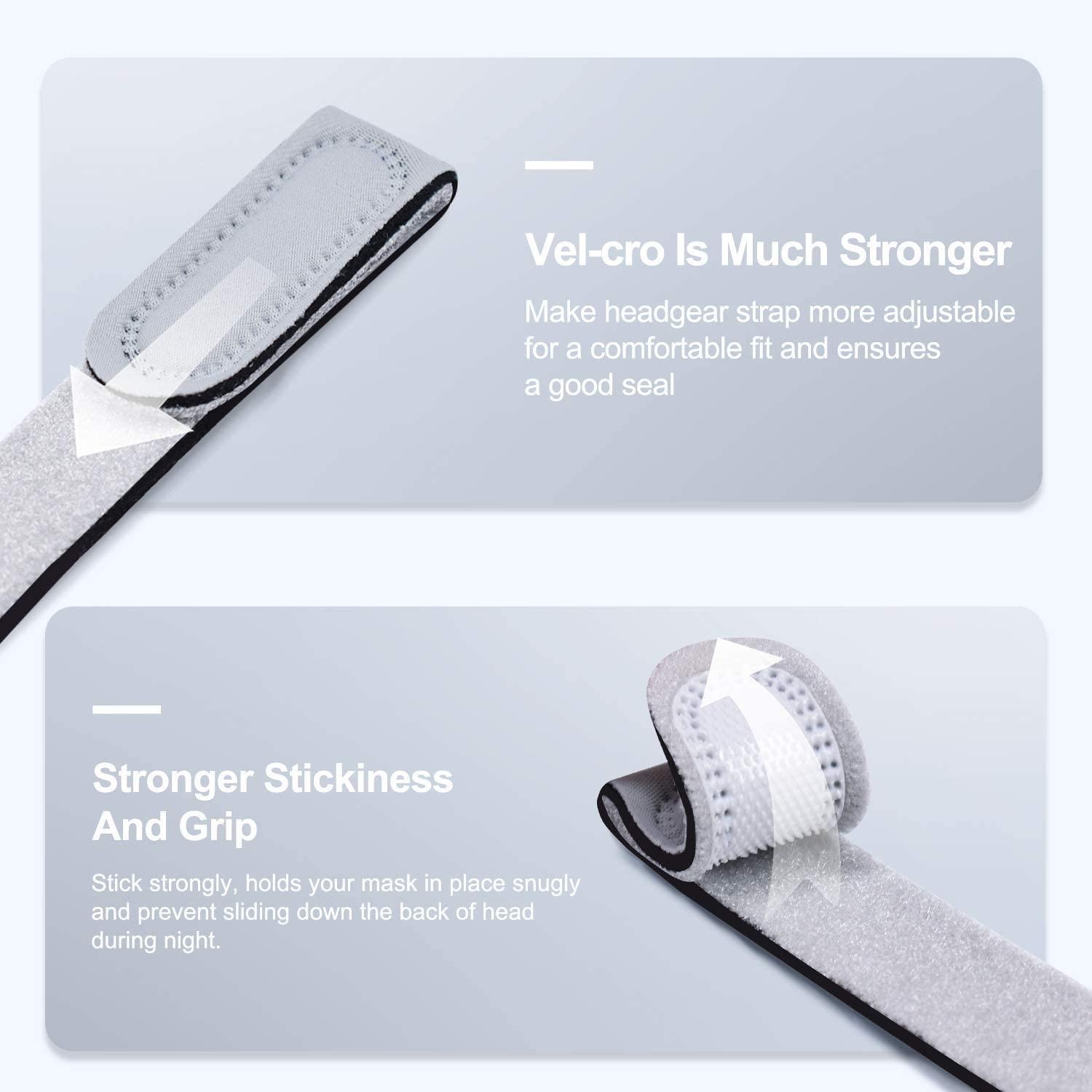 2 Packs Replacement Headgear for Nuance Pro Headgear Straps (2Packs