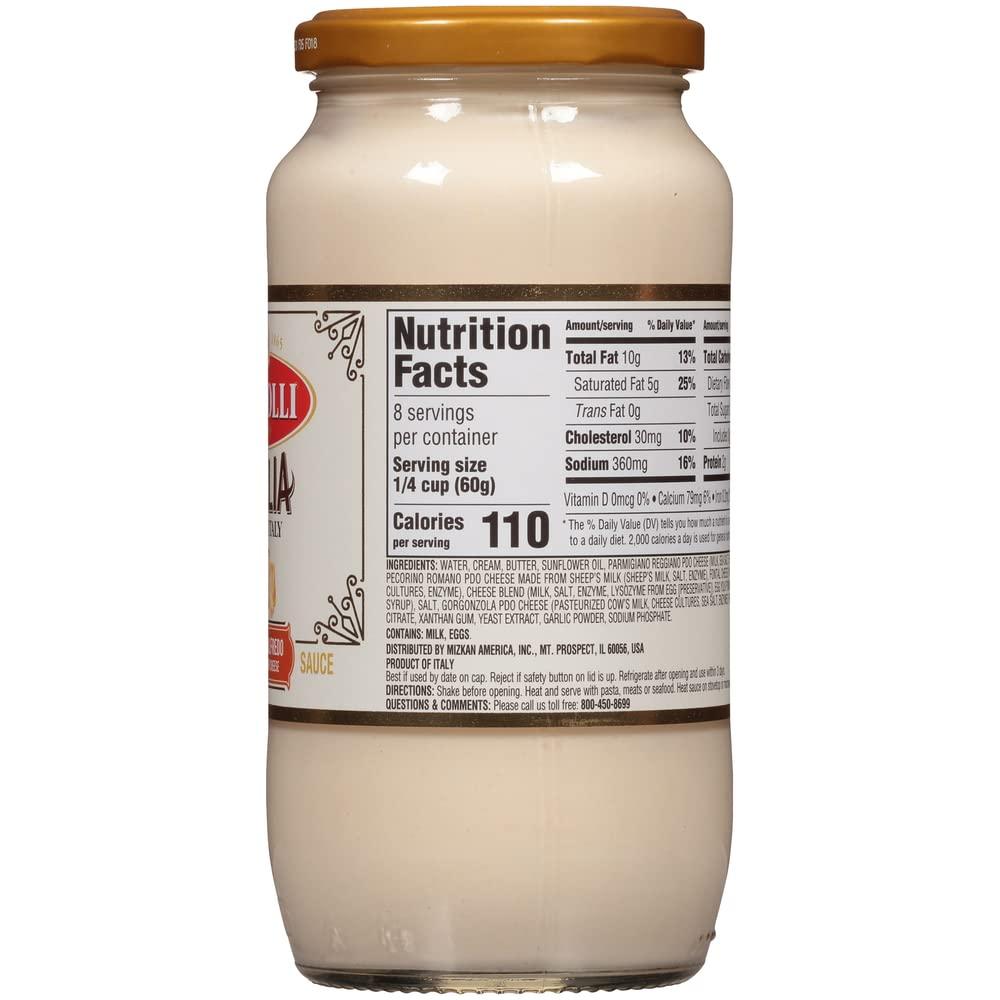 Bertolli d'Italia Four Cheese Alfredo Sauce, Authentic Tuscan ...