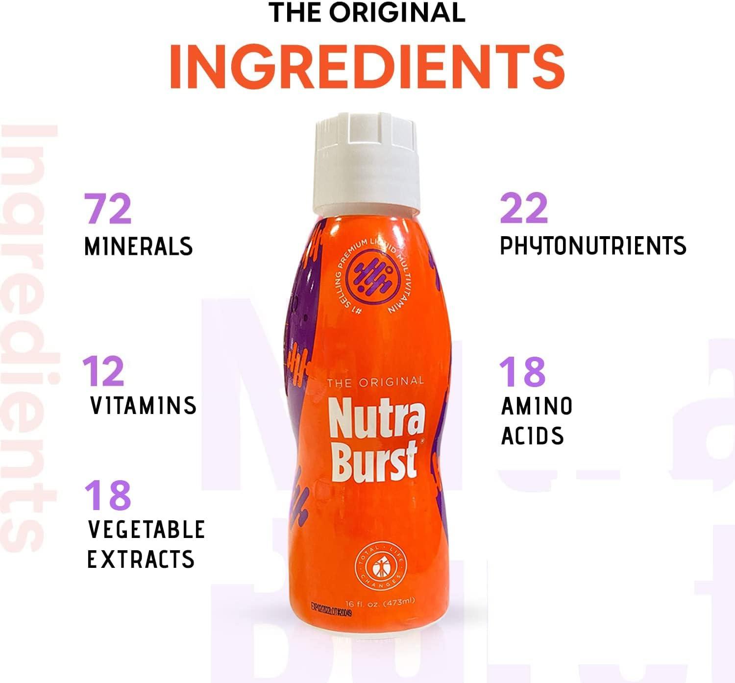 Total Life Changes TLC Nutraburst Multivitamin Liquid 16 Fl. Oz (32