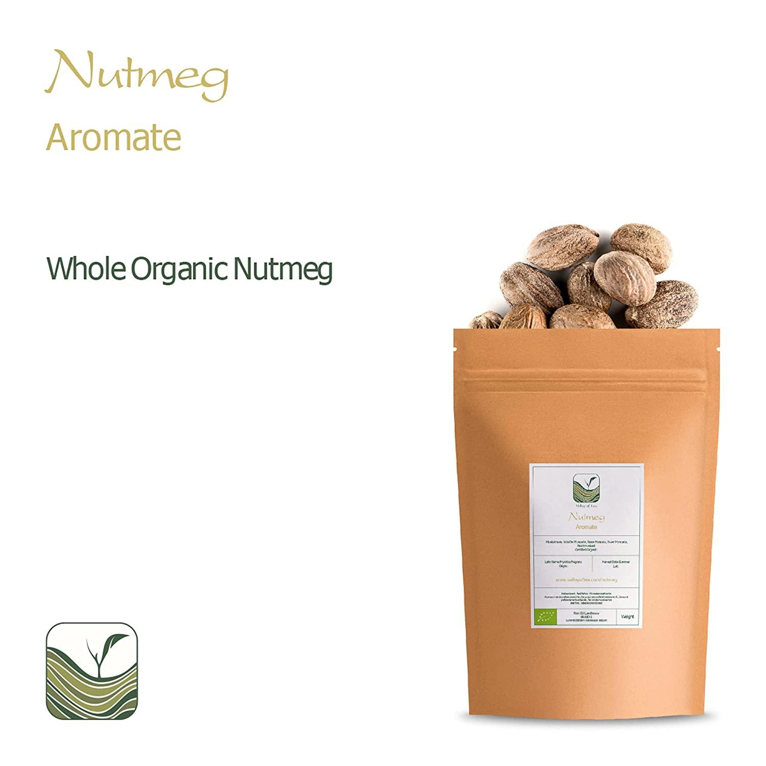 Nutmeg Whole Nut Organic Spice True Myristica Fragans Nut Meg