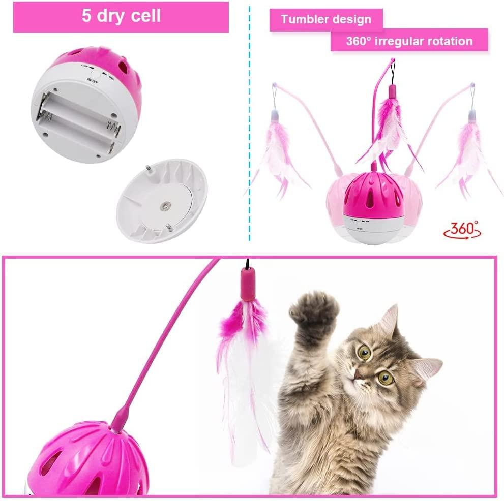 Trixie turning feather cat cheap toy