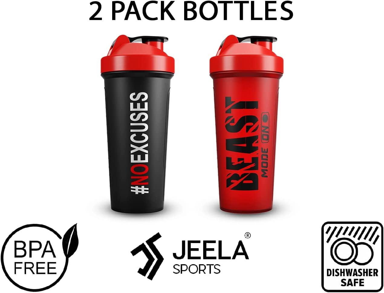 ACUNA Protein Shaker Bottle 700 ml (Pack Of 2), Shaker Bottle With Mix –  BABACLICK