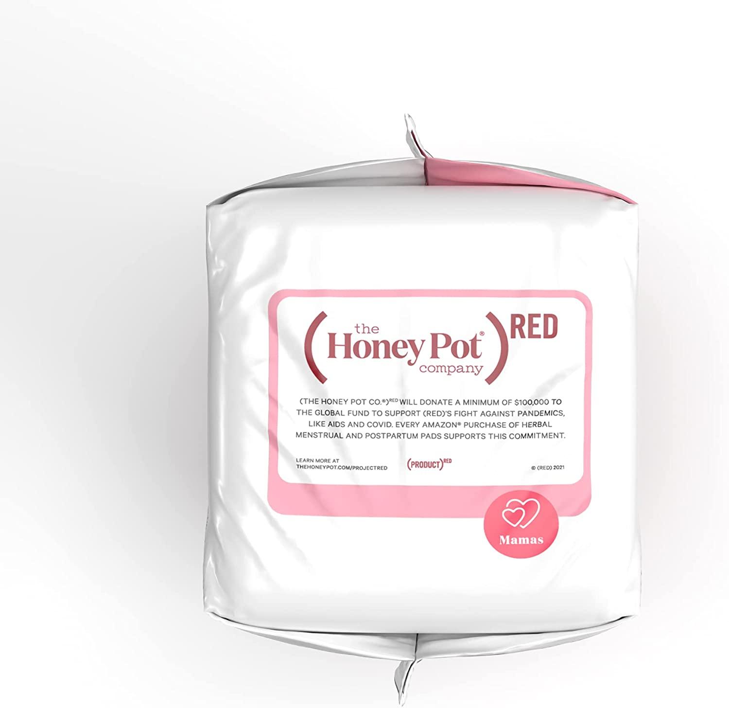 The Honey Pot Postpartum Herbal Pads, 12 Count