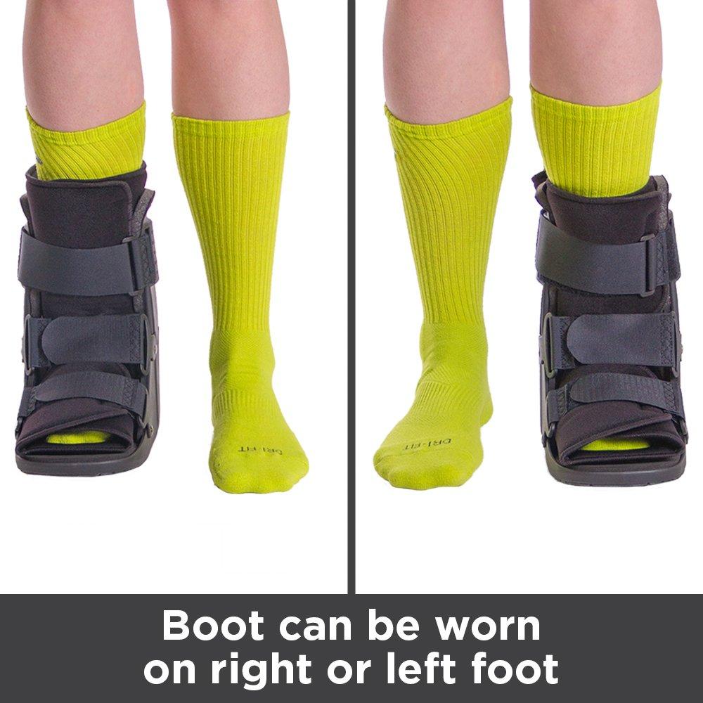 BraceAbility Short Broken Toe Boot Fracture Recovery & Protection for
