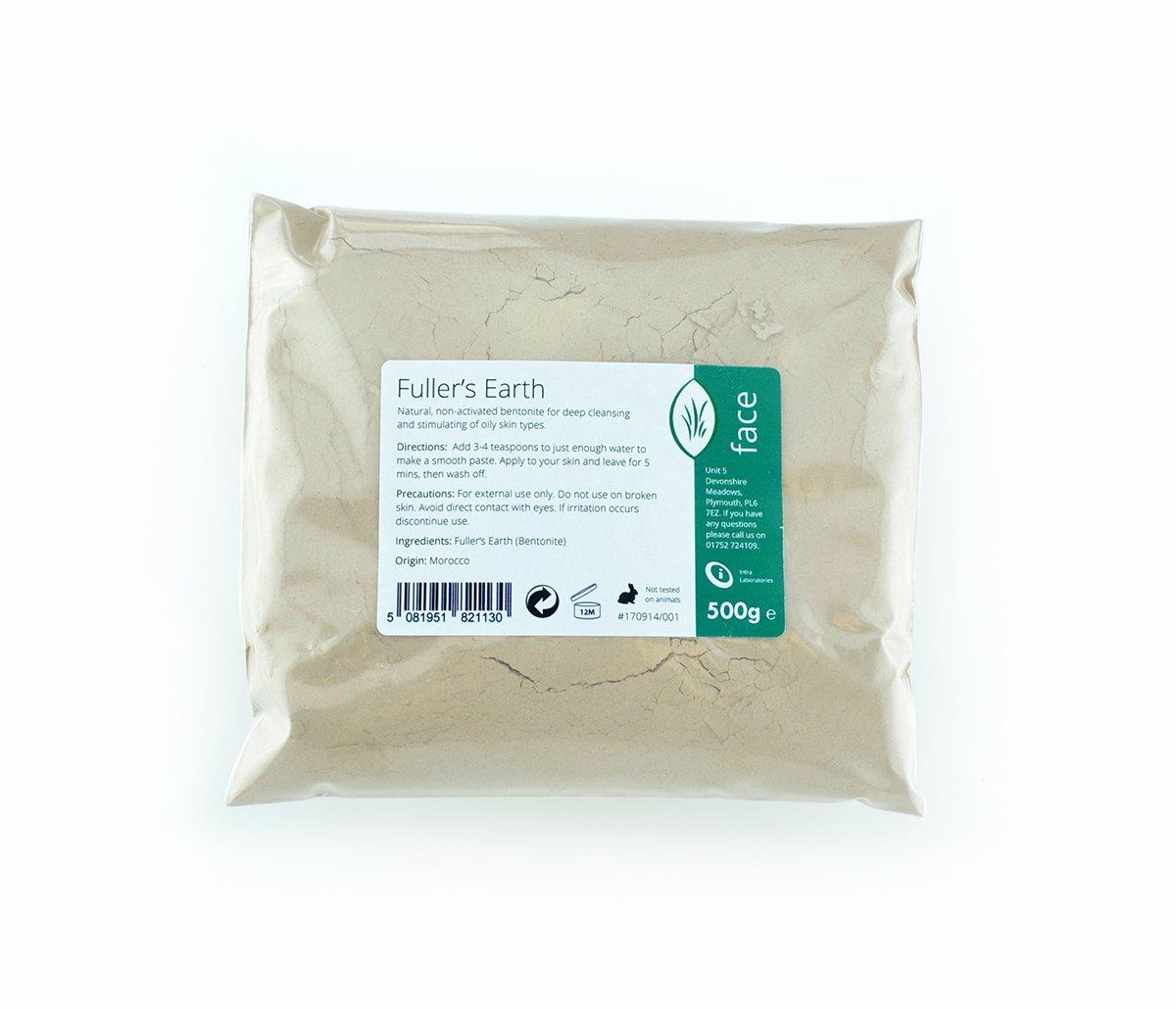 Fullers Earth Fine Powder 500g Pure & Natural Calcium Bentonite