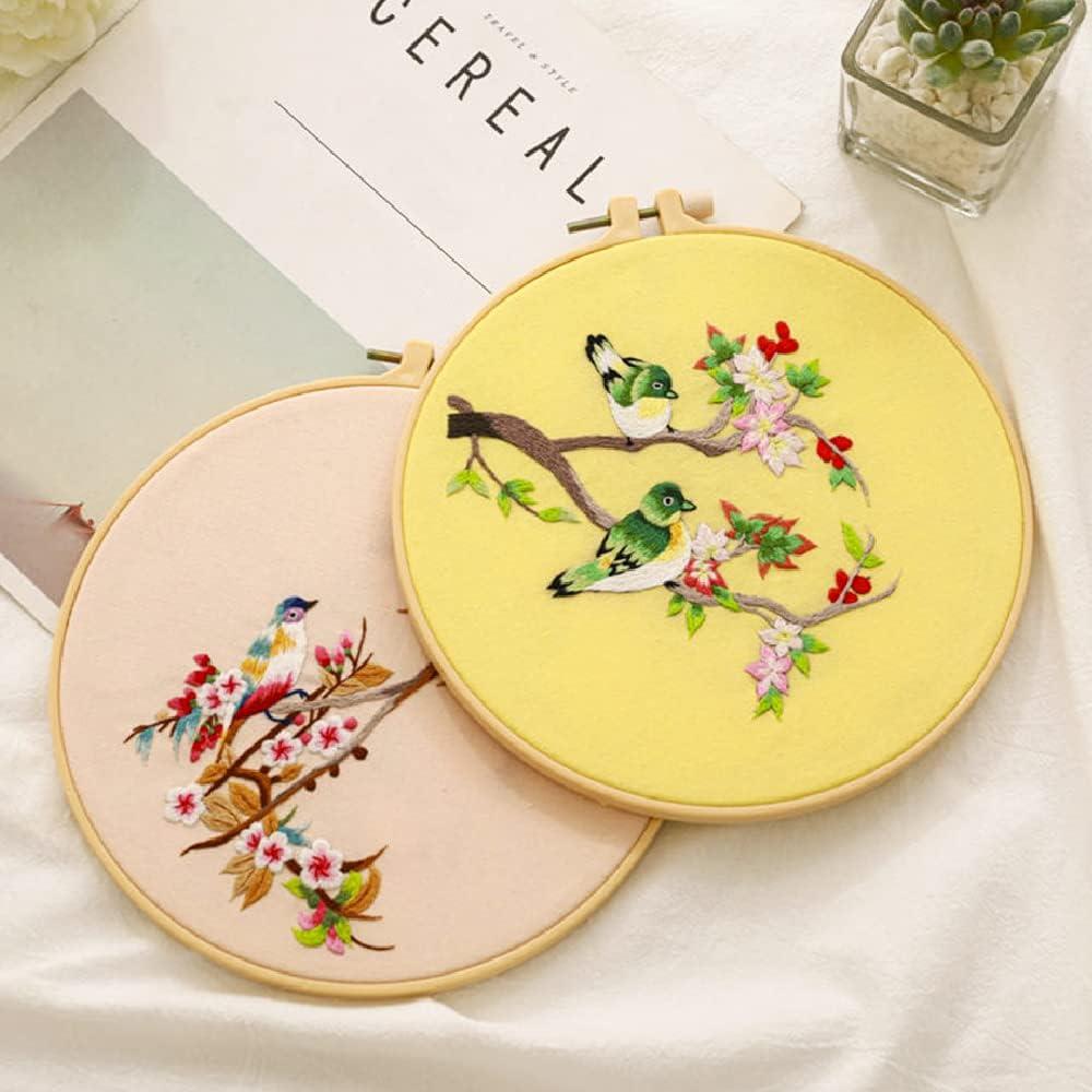 Leisure Arts Embroidery Kit 6 Butterfly - embroidery kit for beginners -  embroidery kit for adults - cross stitch kits - cross stitch kits for  beginners - embroidery patterns