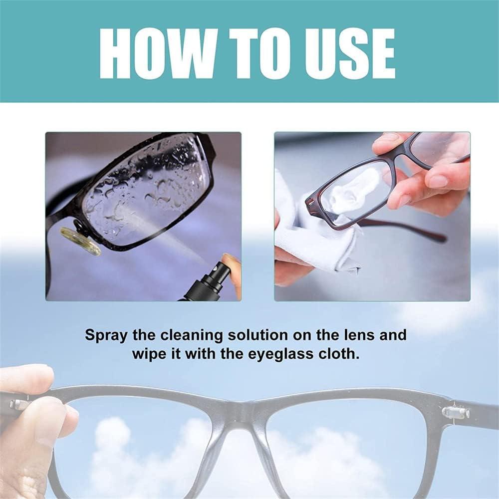 100ml Lens Scratch Removal Spray, Eyeglass Windshield Glass Repair Liquid, High Concentration Glasses Cleaner Spray for Glasses Screen Cleaner Tools