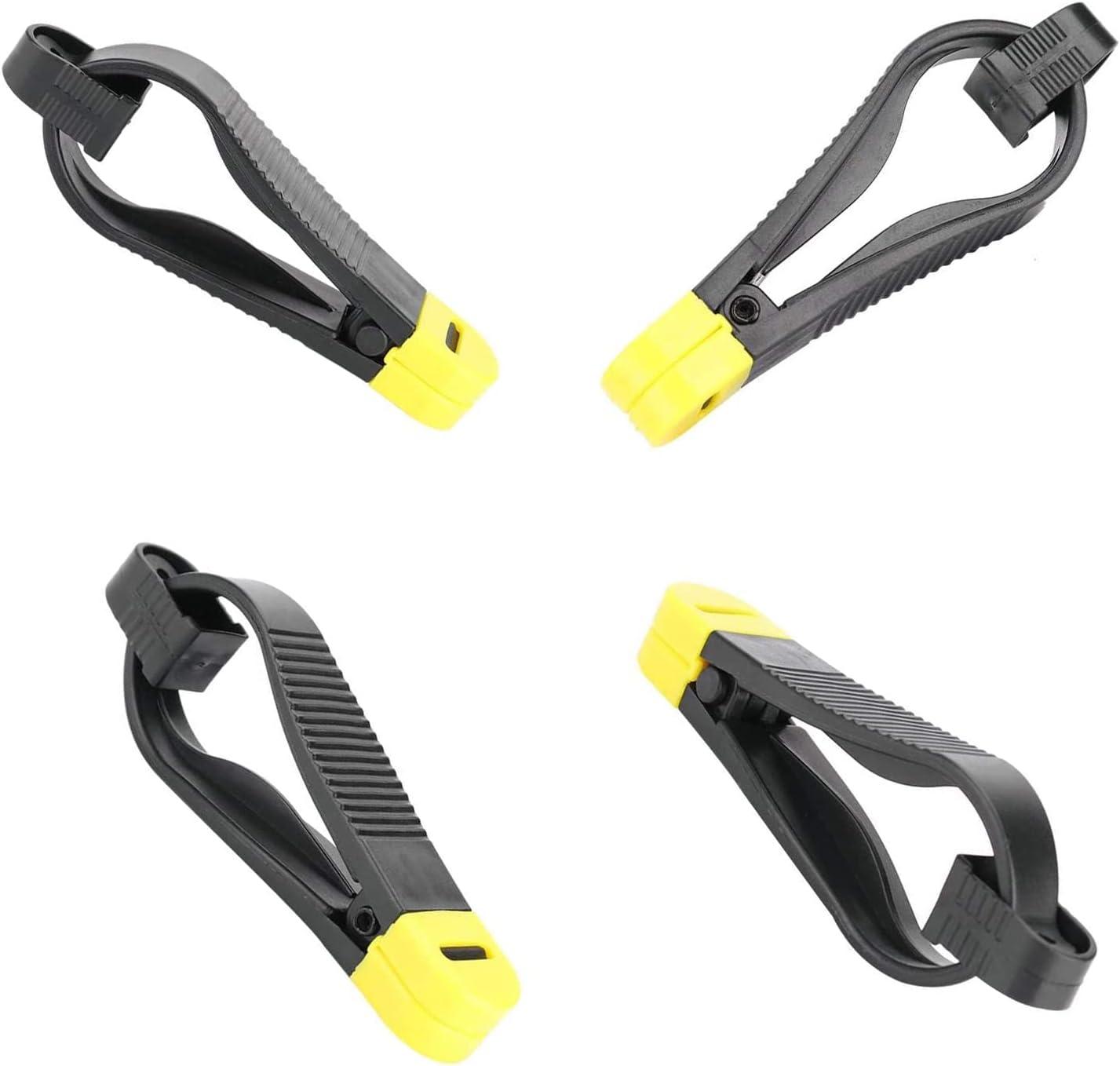 FUNORNAM 4Pcs Power Grip Line Release Clips with 18-Inch Leader