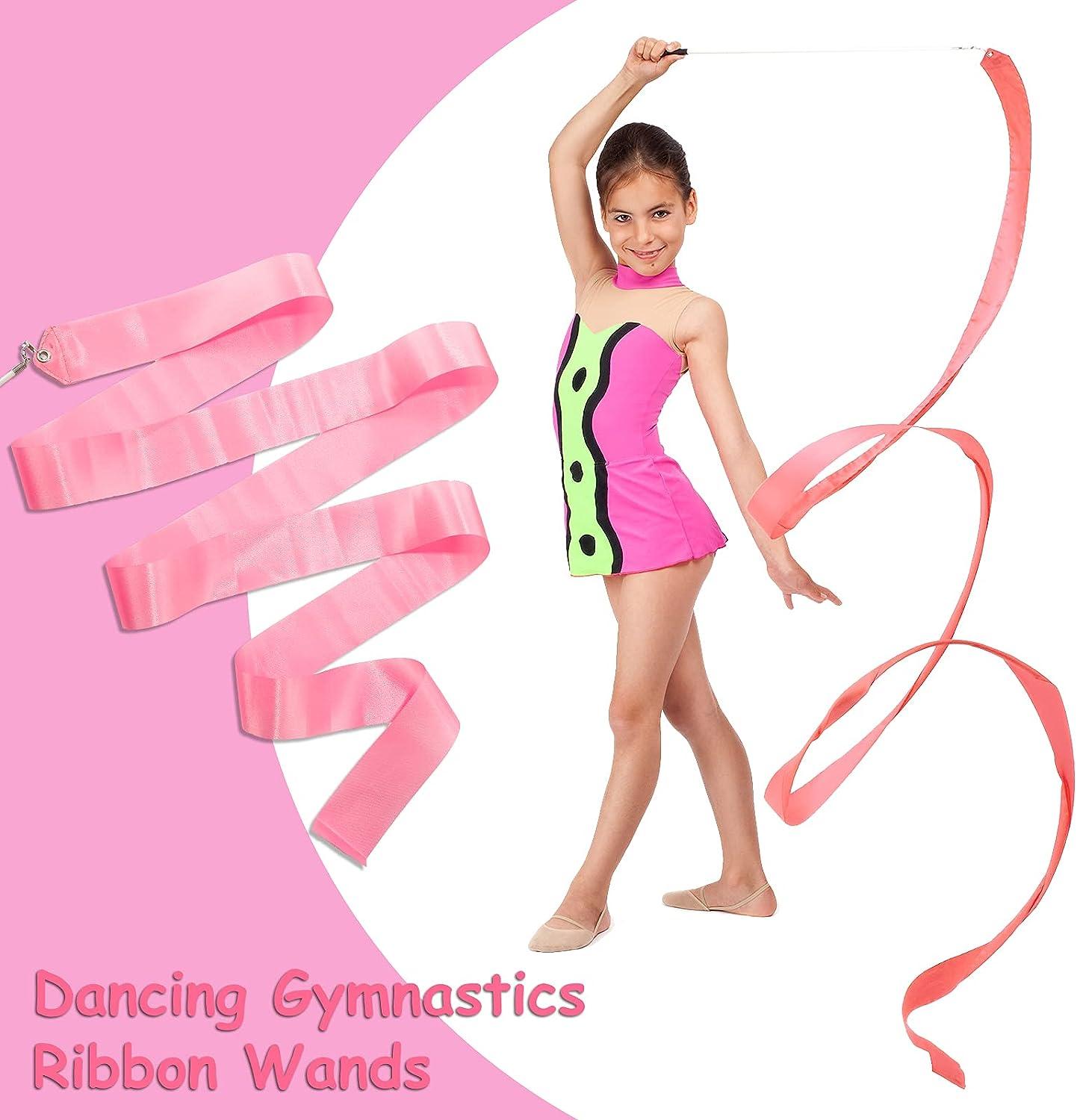 Deekin 30 Pieces Dance Ribbons Streamers Kids' Gymnastics Ribbon