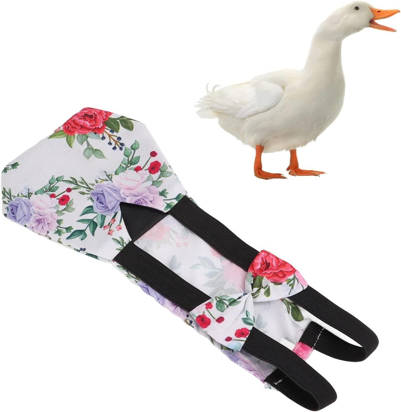Zerodis Pet Chicken Diapers,Chicken Goose Duck Loose Tight Belt Diapers