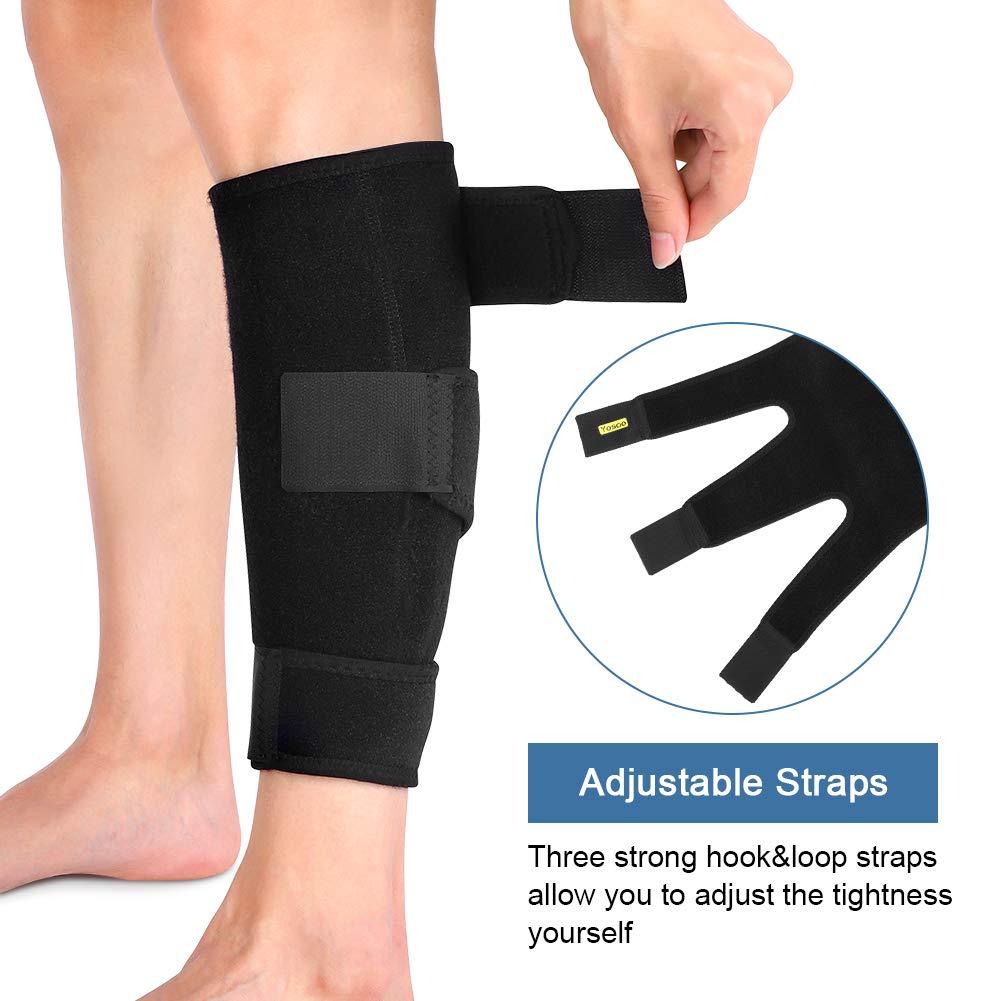 Adjustable Calf Support Brace Right Left Calf Compression Bandage Shin