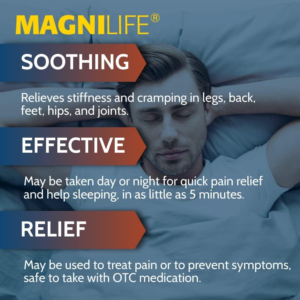 MagniLife Muscle Cramp Pain Reliever AllNatural Muscle Pain Relief