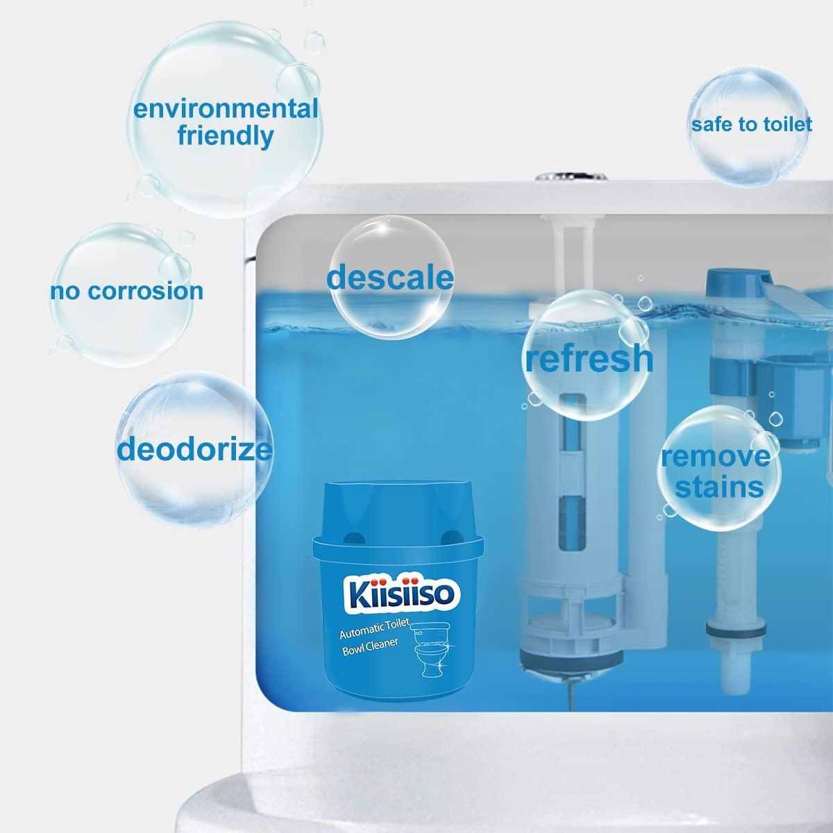 KIISIISO Toilet Bowl Cleaners (6 Bottles PACK), Automatic LongLasting