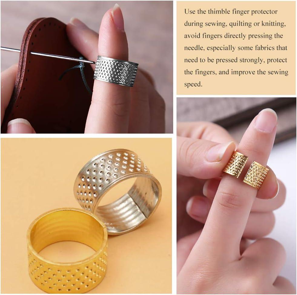 Crystal Bronze Sewing Thimble Finger Guards - Fingertip Thimble