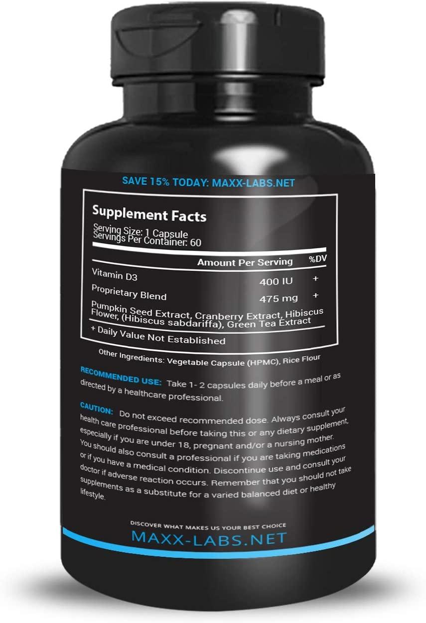 Advanced Bladder Control and UTI Potent Blend of Cranberry and