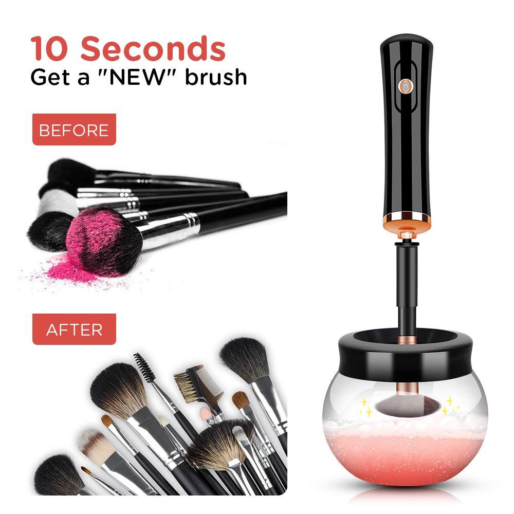 Fast Makeup Brush Cleaner & Dryer Machine 8 Collar Sizes Electric
