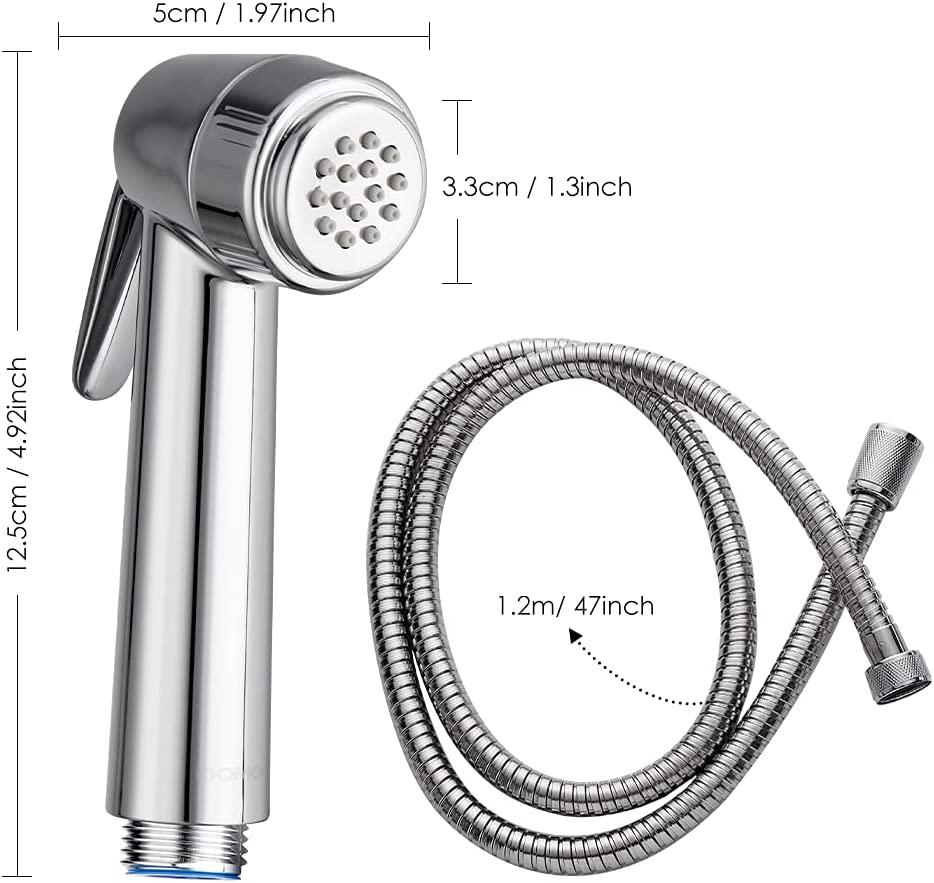 JOMOO Handheld Cloth Diaper Sprayer Bidet - Chrome Bathroom Jet Spray ...