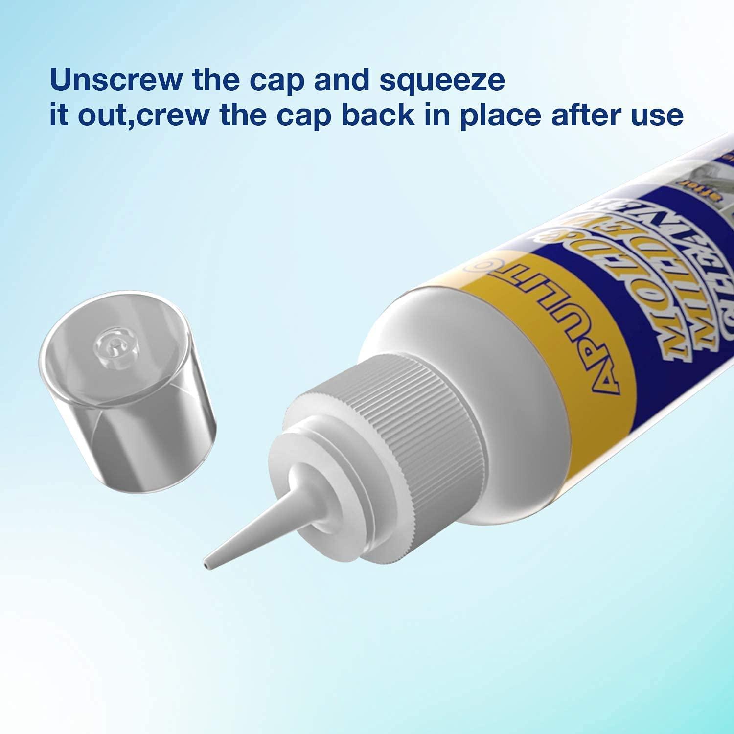 APULITO Grout Silicone Caulk Whitener for Household Sink Kitchen