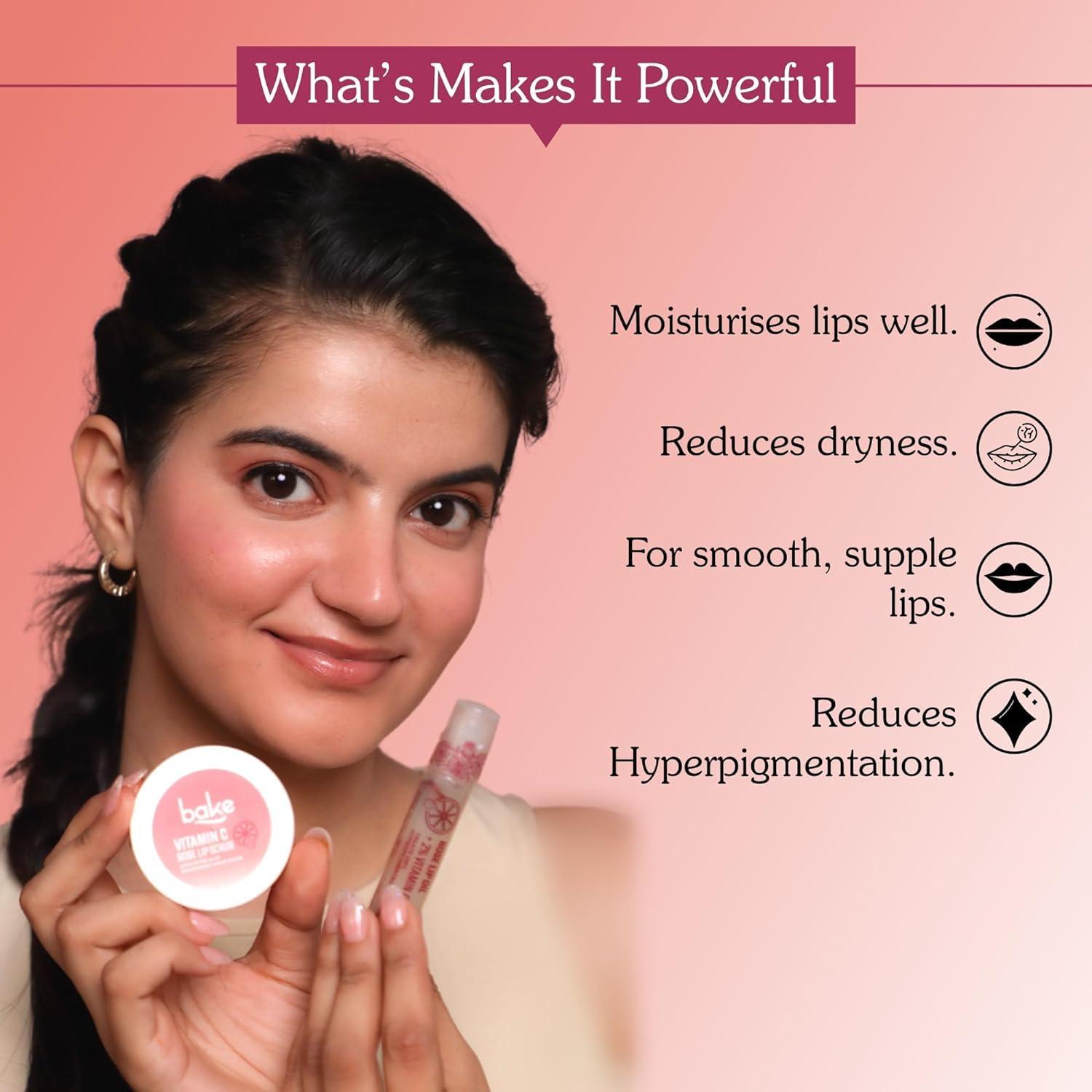 Vitamin C Rose Tinted Lip Kit | Lip Lightening Scrub for Hyperpigmentation  Exfoliation & Hydration 25g | Buy Now with Express International Delivery |  GoSupps.com