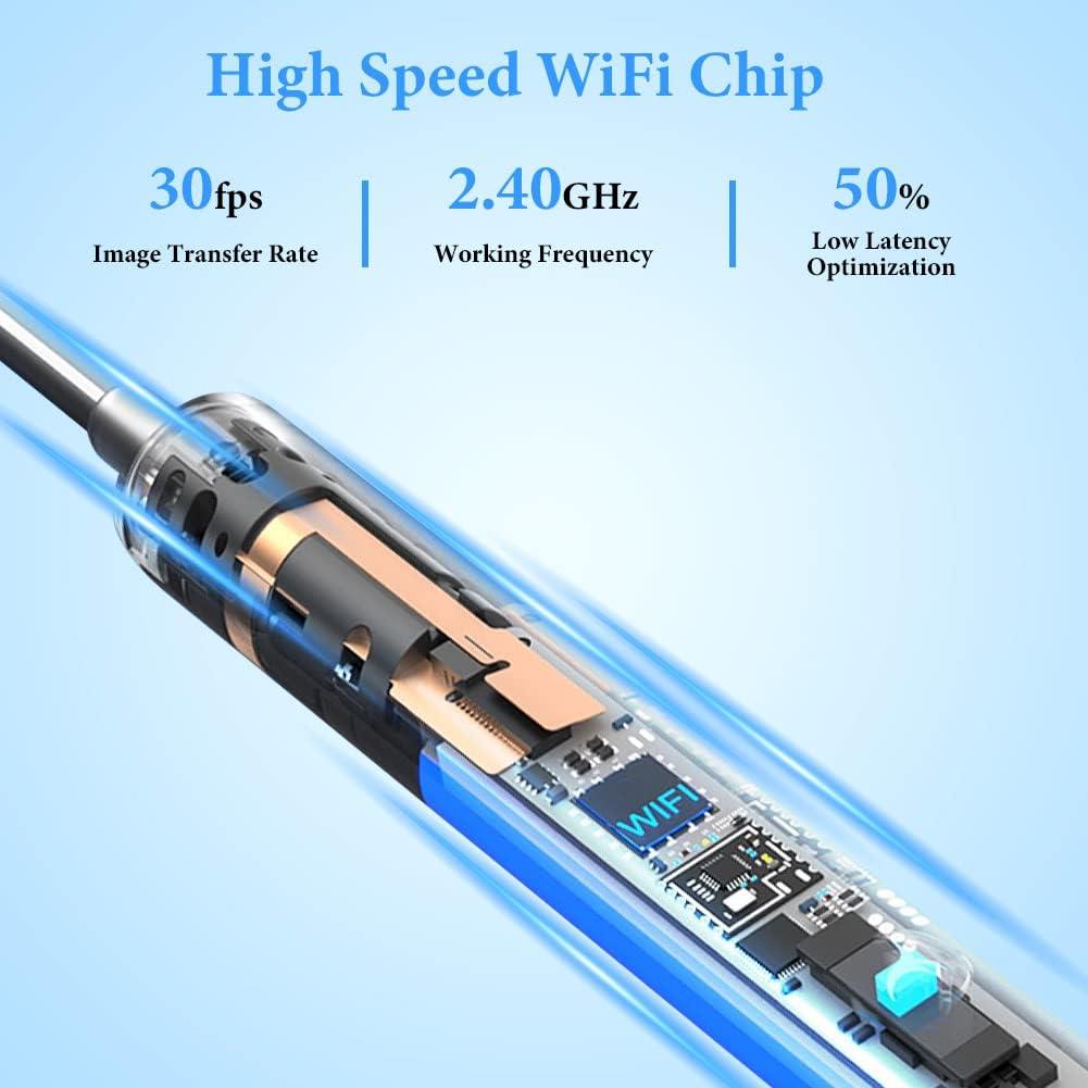 ACWOO Ear Wax Removal Camera Kit - 1296P HD Wireless Otoscope For IPhone & Android