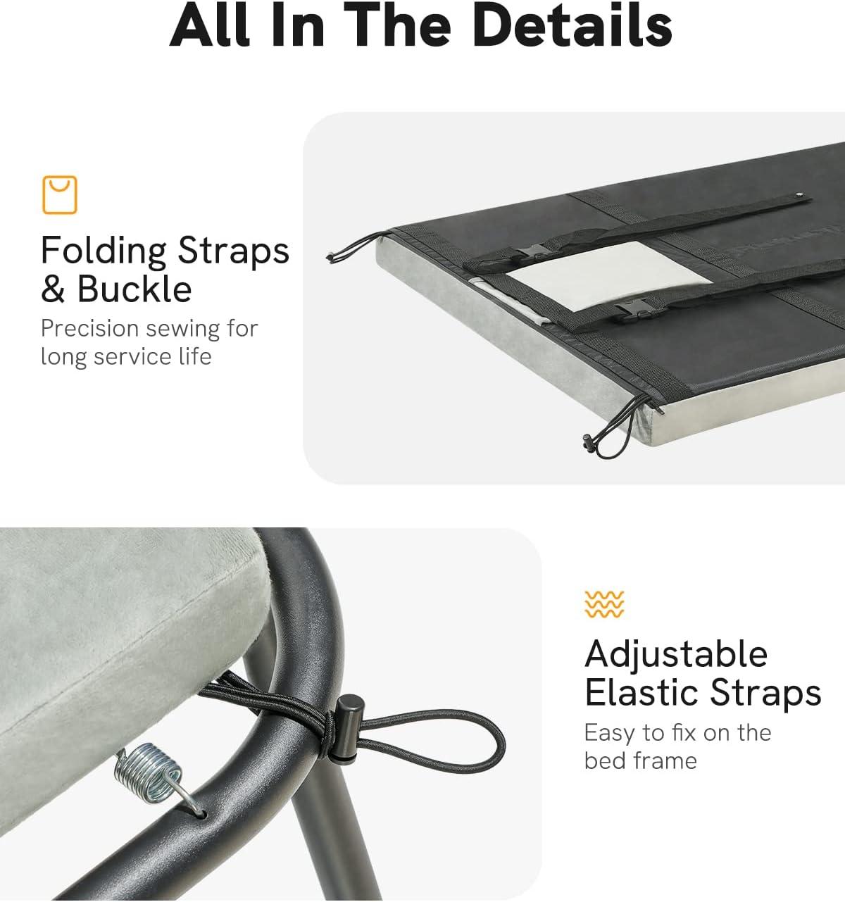 Willpo CertiPUR-US Foam Camping Mattress Portable Roll Up