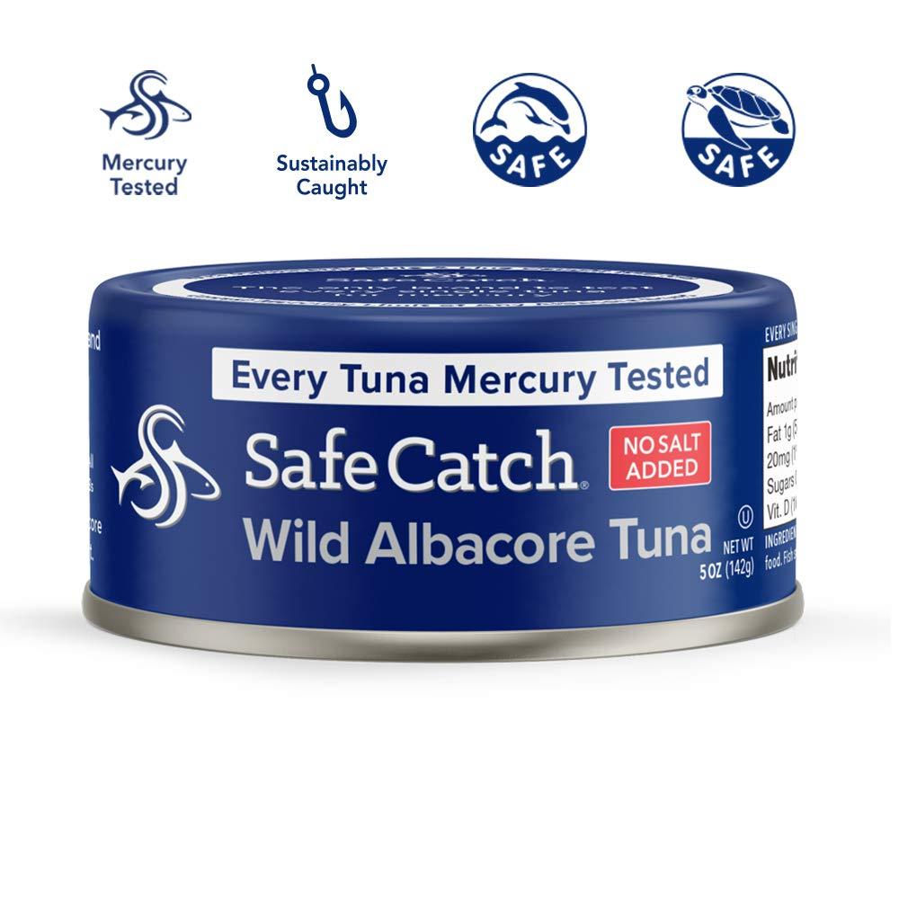 Safe Catch Elite Lowest-Mercury Canned Solid Wild Tuna Fish Steak, Every  Fish Is Tested, Gluten-Free, Paleo, Keto, Kosher, Non-GMO, High-Protein  Food