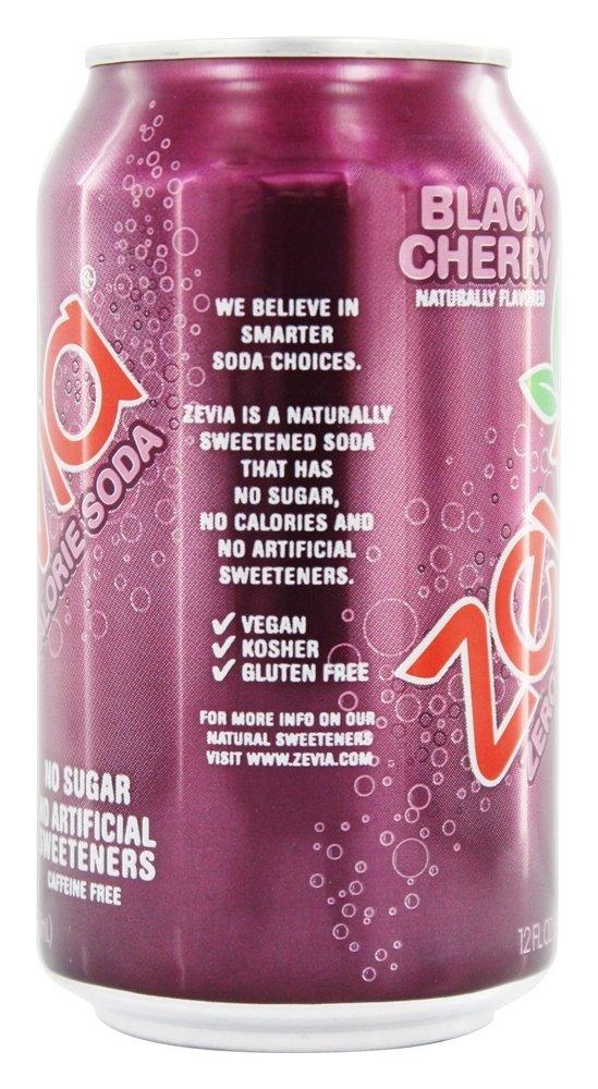 Zevia Natural Black Cherry Diet Soda ( 4x6/12 OZ)