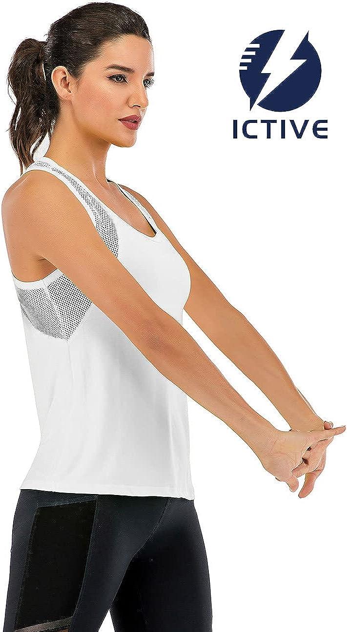 Mustcan Workout Tops for Women Summer Loose Fit Mesh Open India