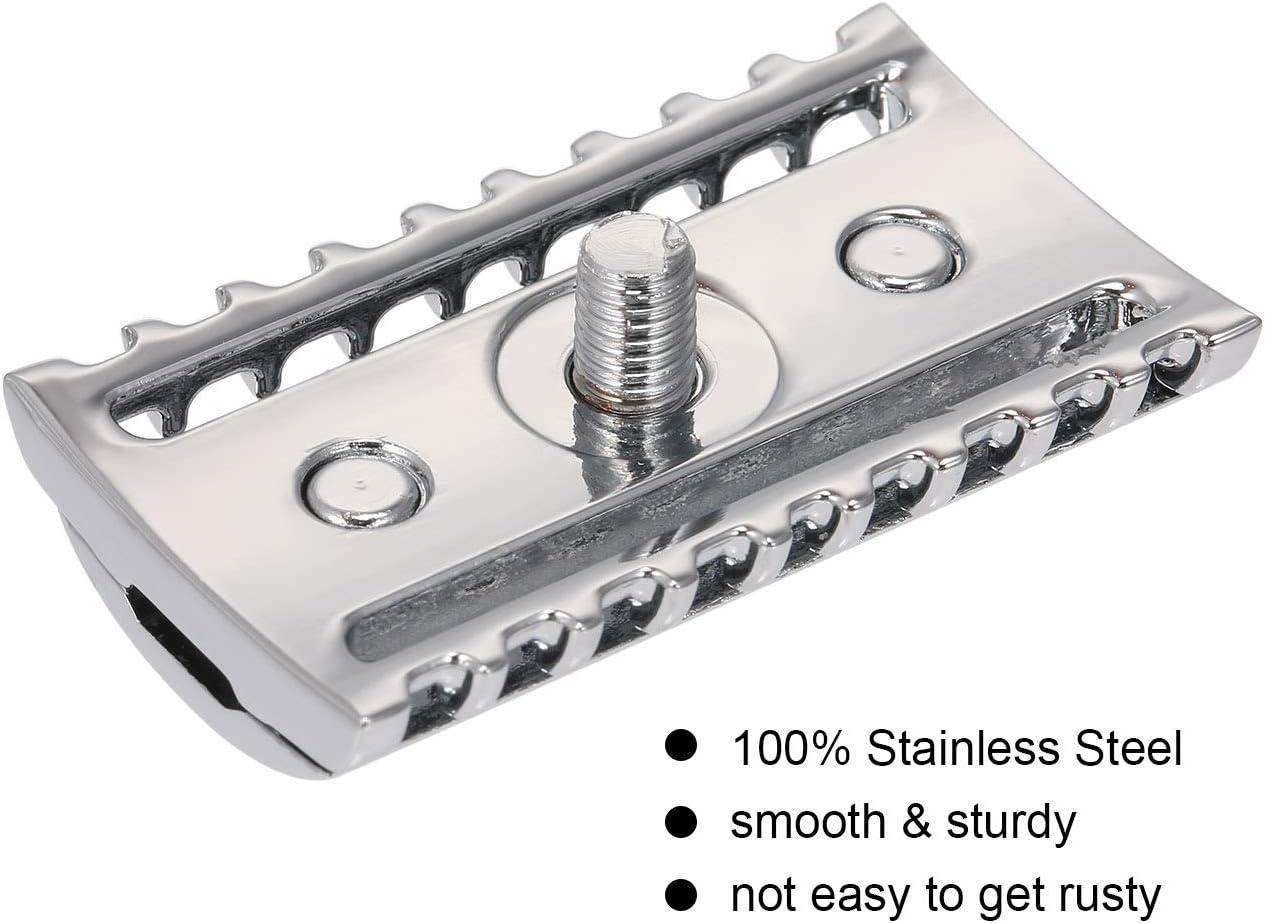 Anself Stainless Steel Replacement Head for Classic Double Edge Safety