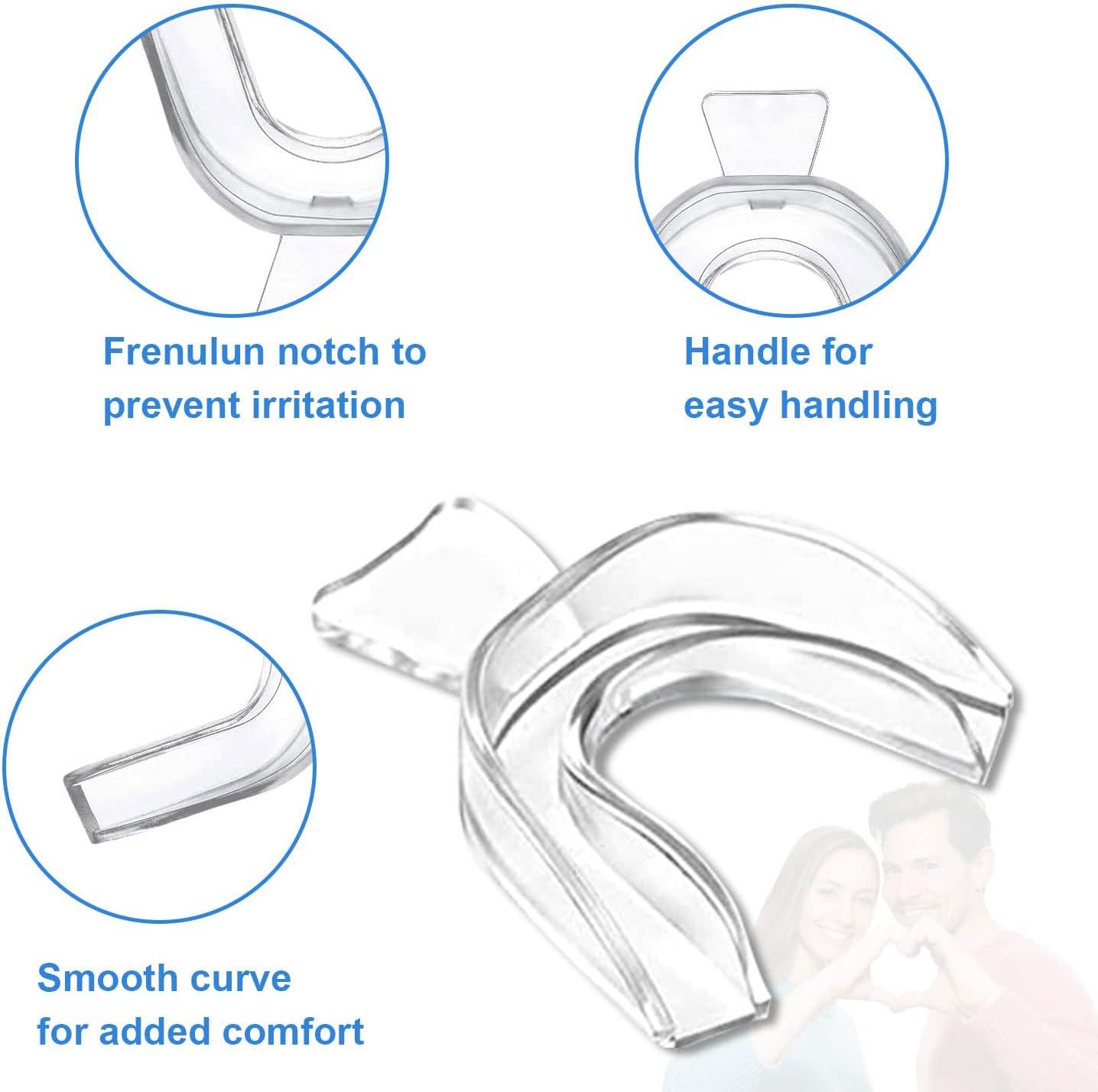 VIKSAUN 10 Pieces Teeth Whitening Mouth Trays Mouth Guards for Teeth