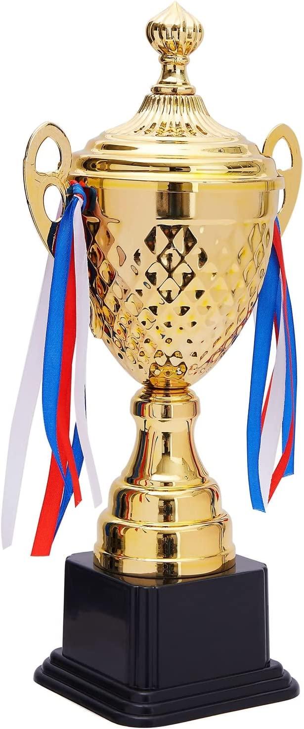 Juvale 16.3 Inch Large Gold 1st Place Championship Trophy Cup - Trophy