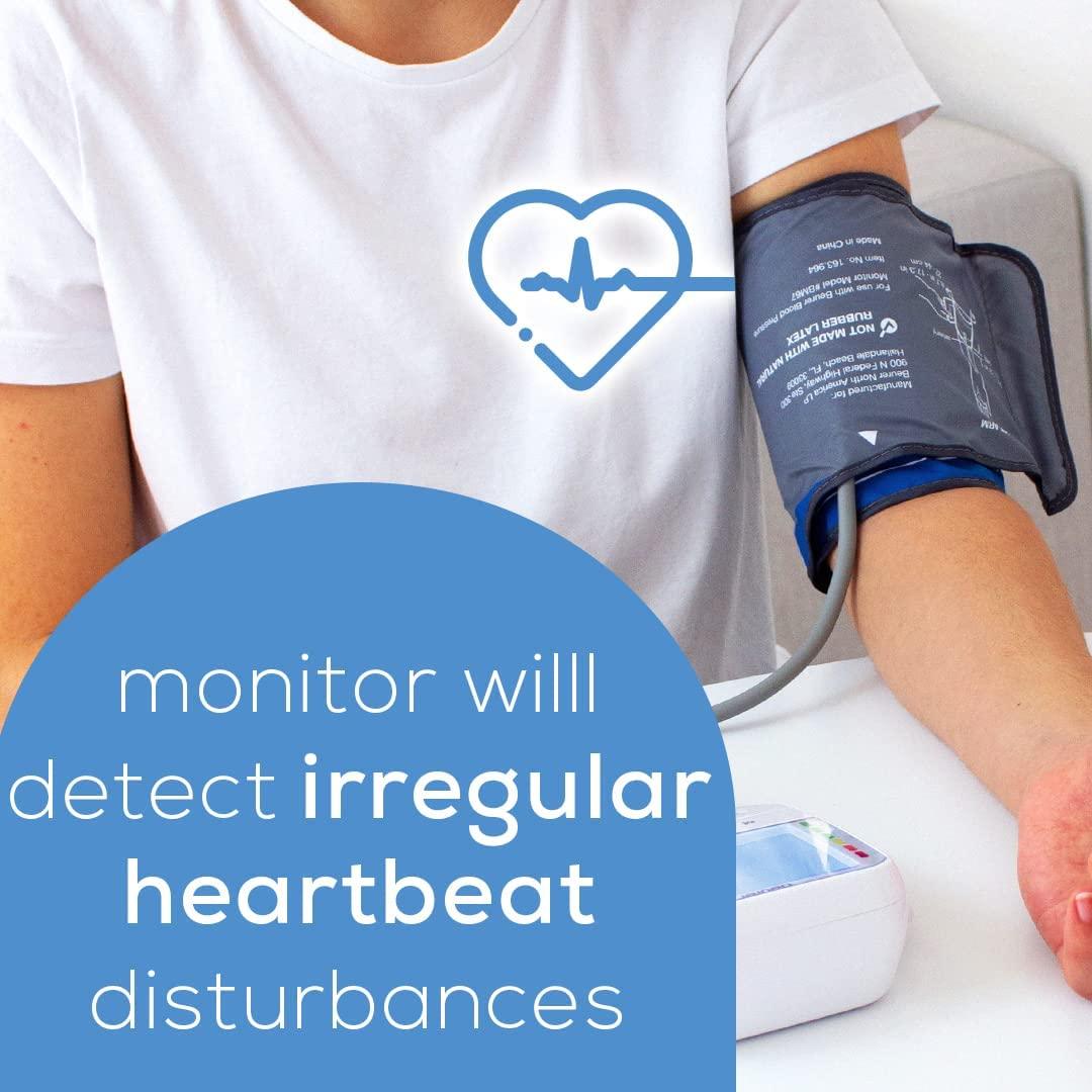 Beurer BM67 Upper Arm Blood Pressure Monitor with Large Cuff and