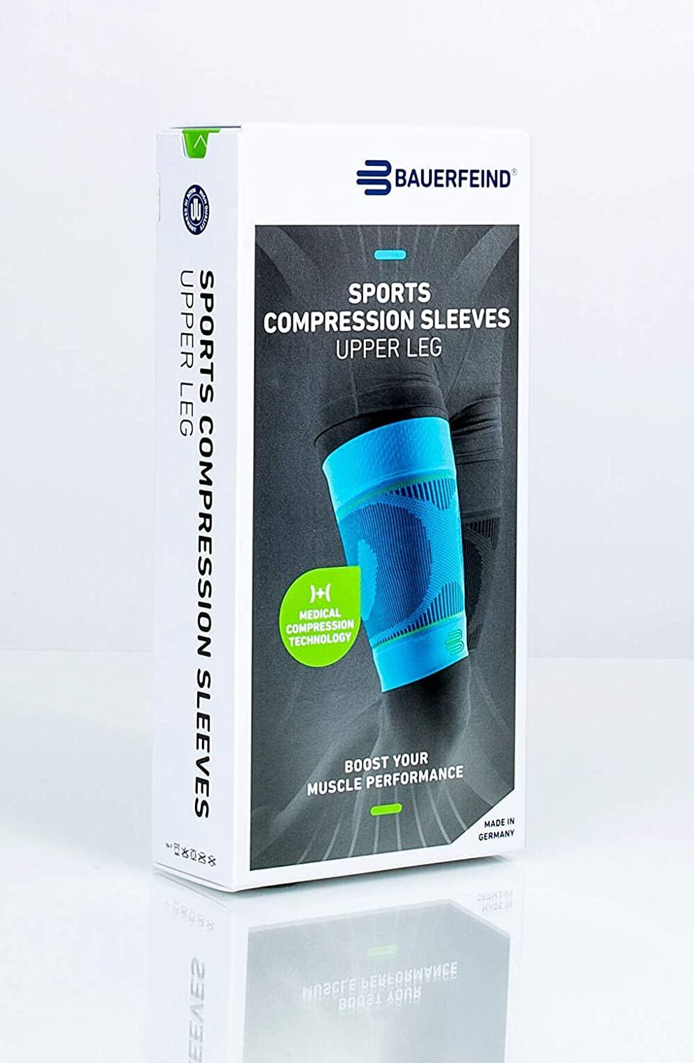 Bauerfeind Sports Compression Upper Leg Sleeves (1 Pair) Thigh