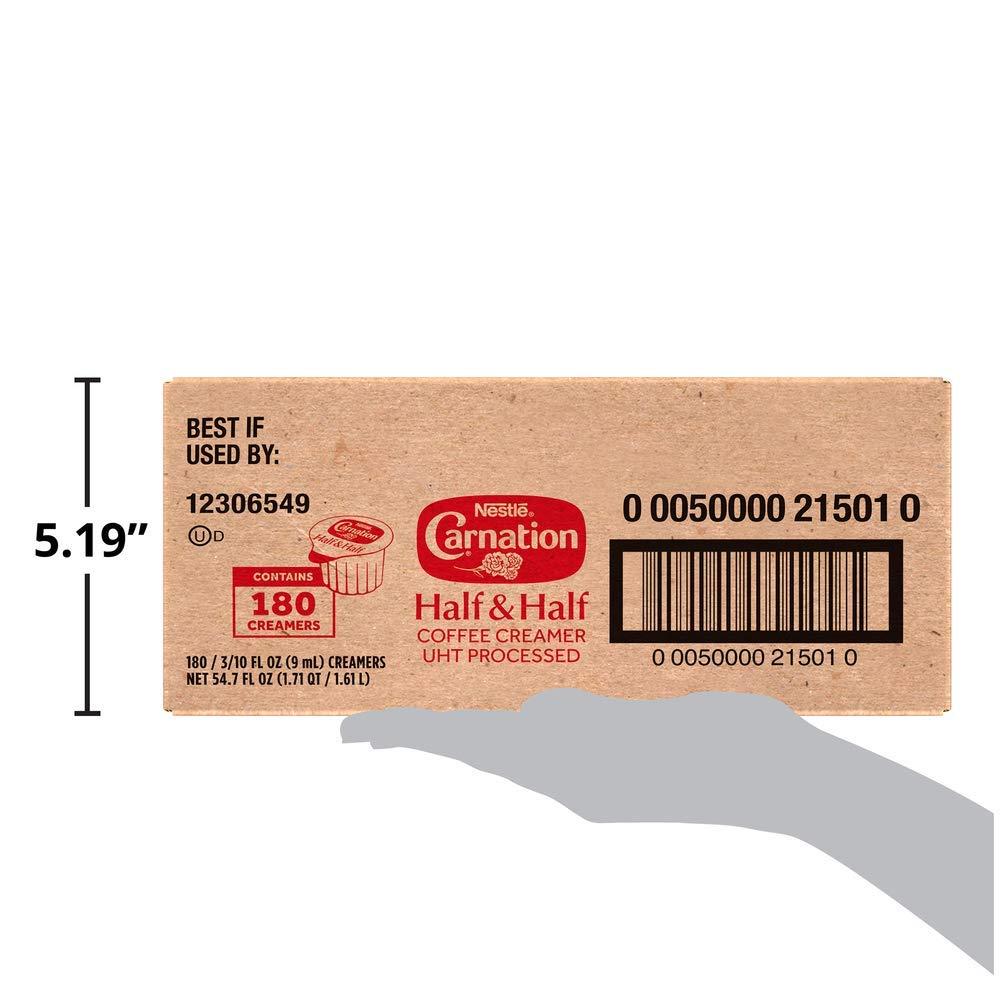 Nestle Carnation Coffee Creamer Half & Half No Refrigeration, Real