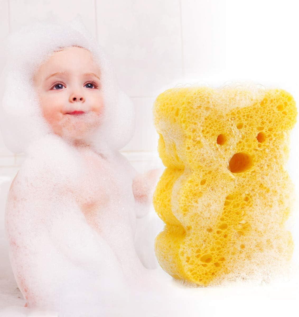 Artibetter Baby Bath Sponges Durable Shower Sponge Bath Scrubber Sponge for  Kids 4Pcs
