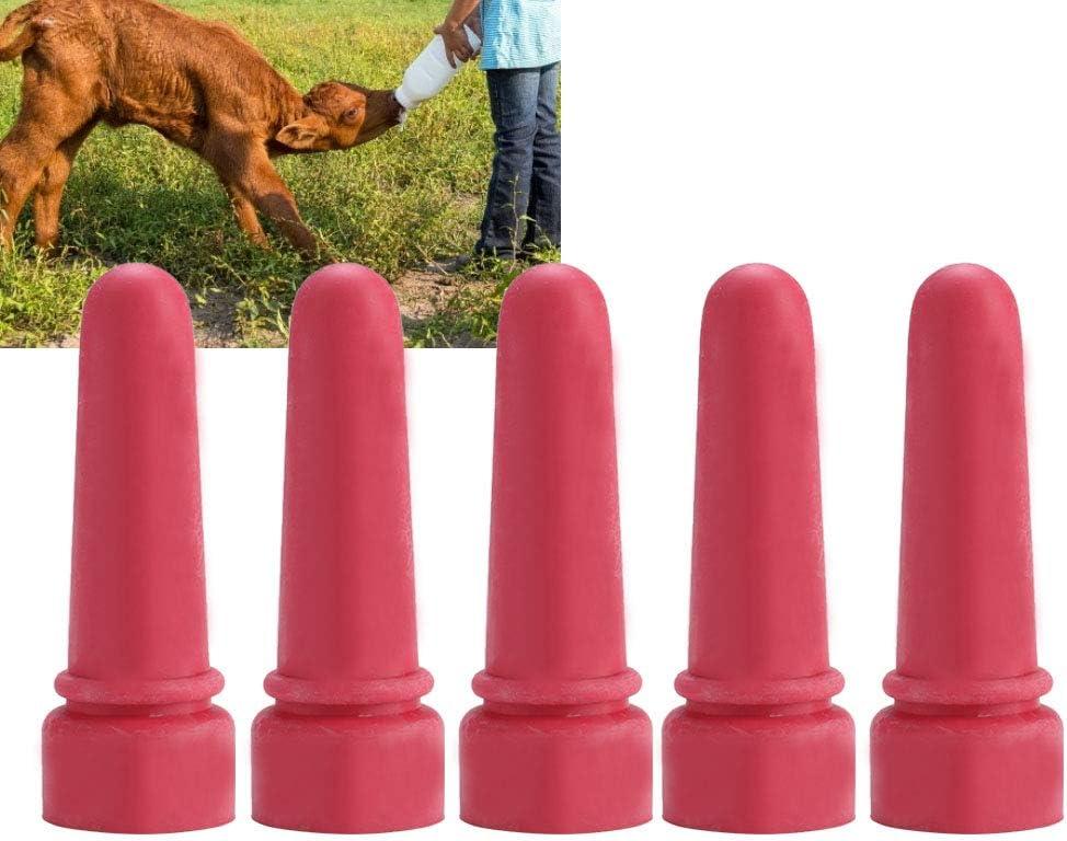 Cow Feeding Nipple 5pcs - Personalized Durable Rubber Milk Drink Nipples -  Animal Feeding Supplies | Buy Now with Express International Delivery