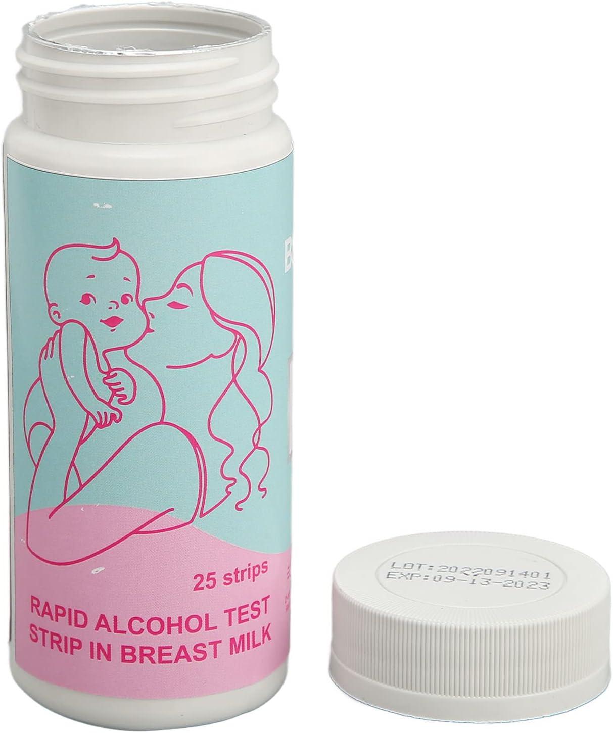 25pcs Alcohol Breast Milk Tests Disposable Breastmilk Test Strips