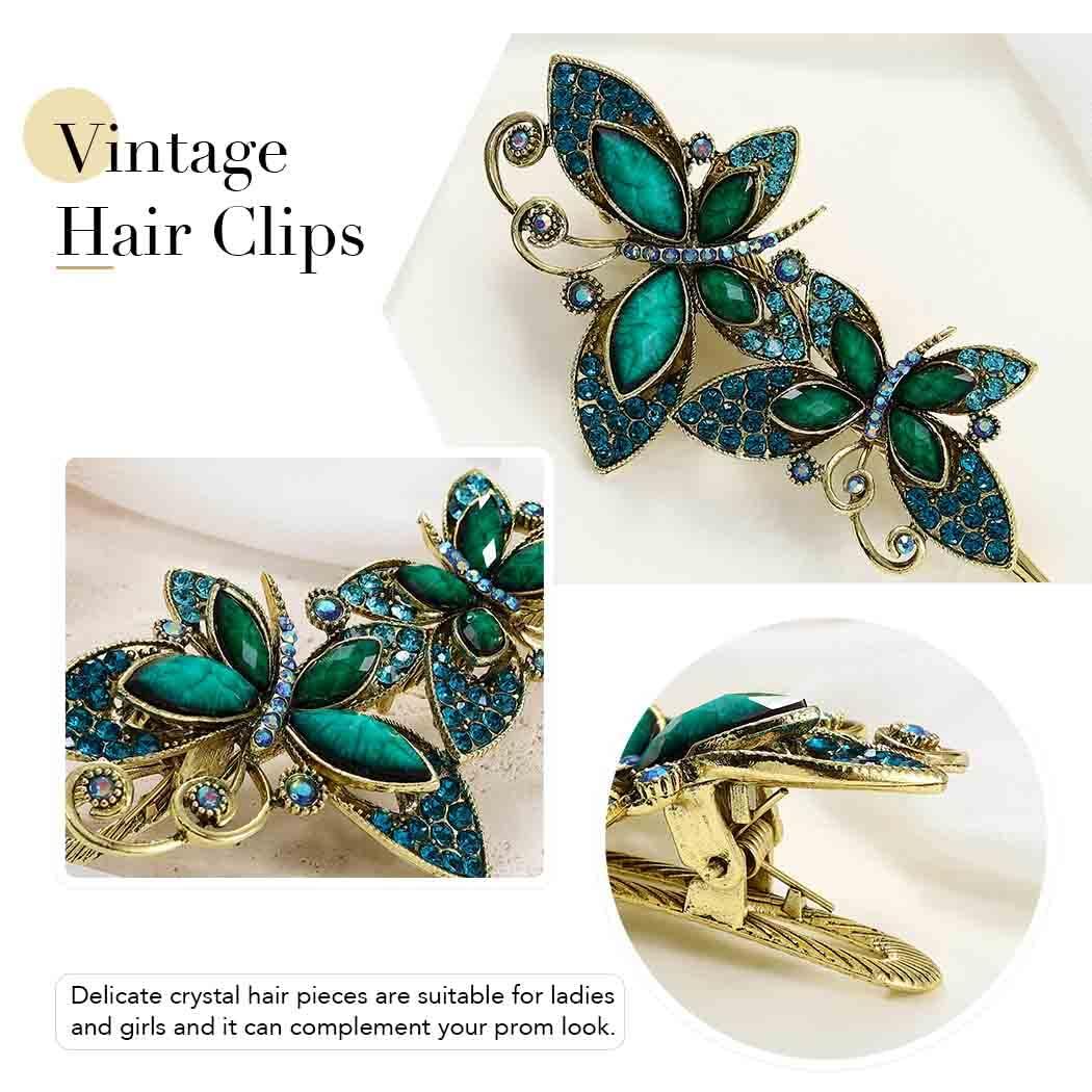 Hair Clip Vintage Gold 