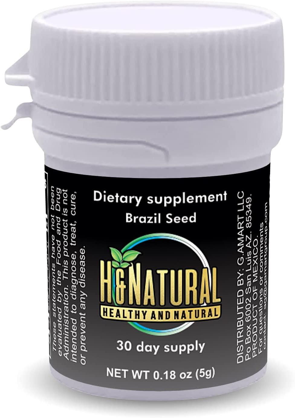 H&Natural 2 Pack Semilla de Brazil 100 Authentic Brasil Seed