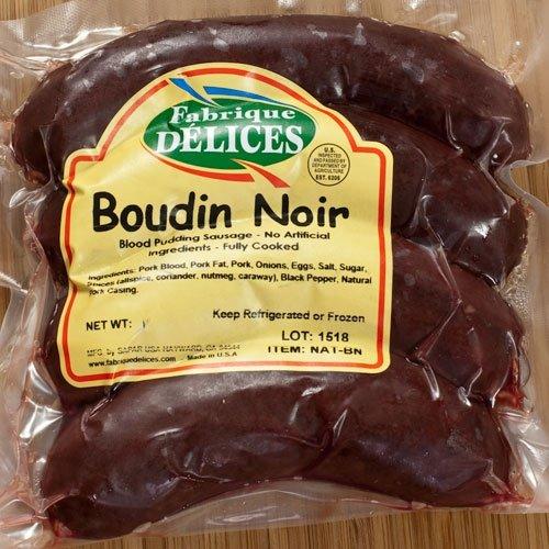 Premium AllNatural Boudin Noir Sausages 1 lb (4 Links) Artisan