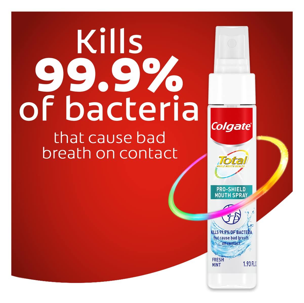 Colgate Total Mouth Spray Mint Mouthwash Spray 1 Ounce Bottles 2 Pack