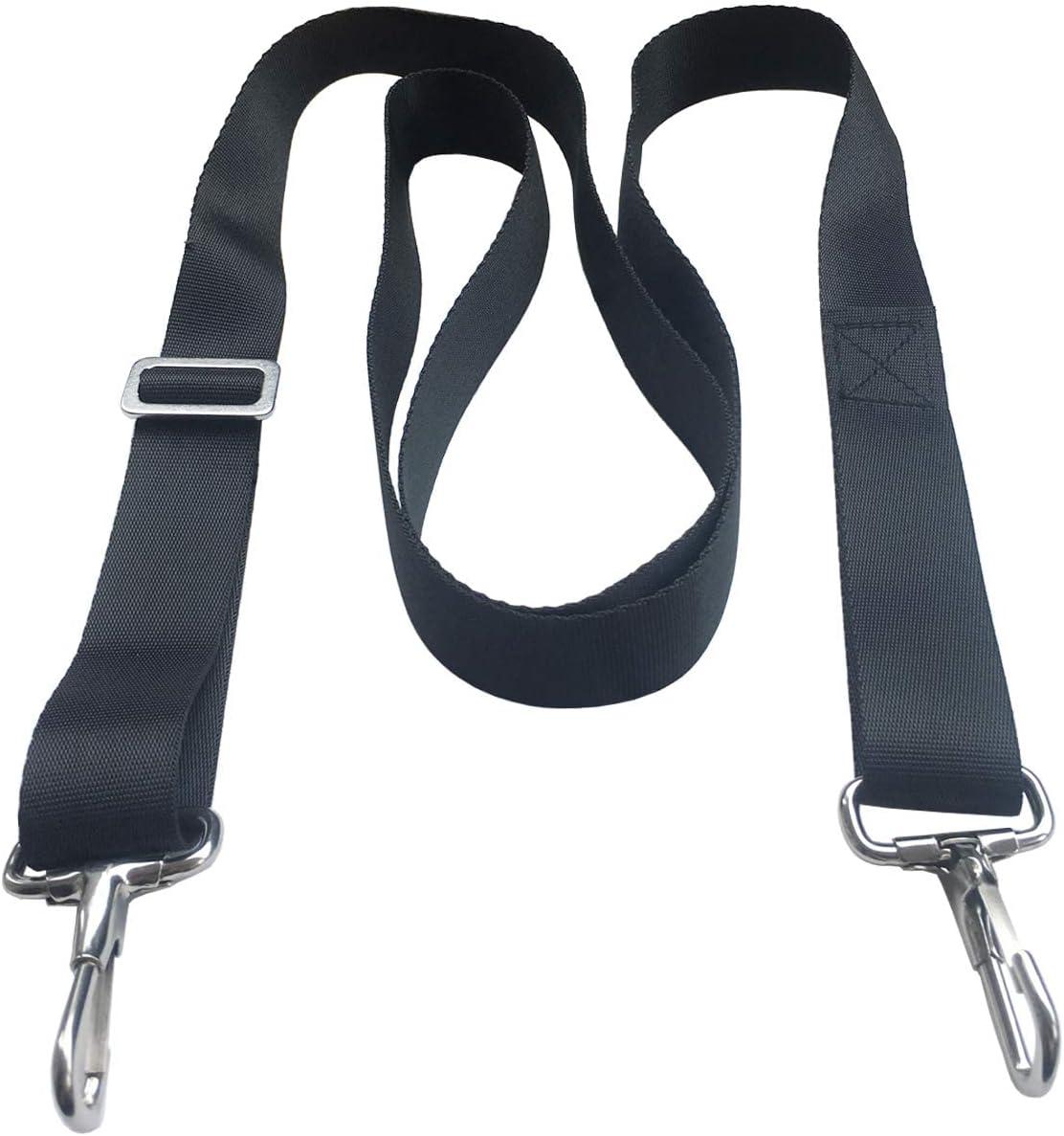 Vtete 2 Pcs Adjustable Bimini Top Straps with Snap Hooks Marine