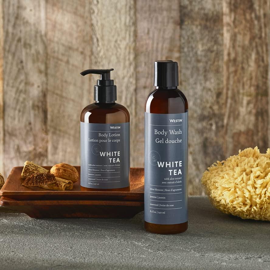 Westin White Tea Aloe Body Wash & Lotion Set Nourishing Amenity Set