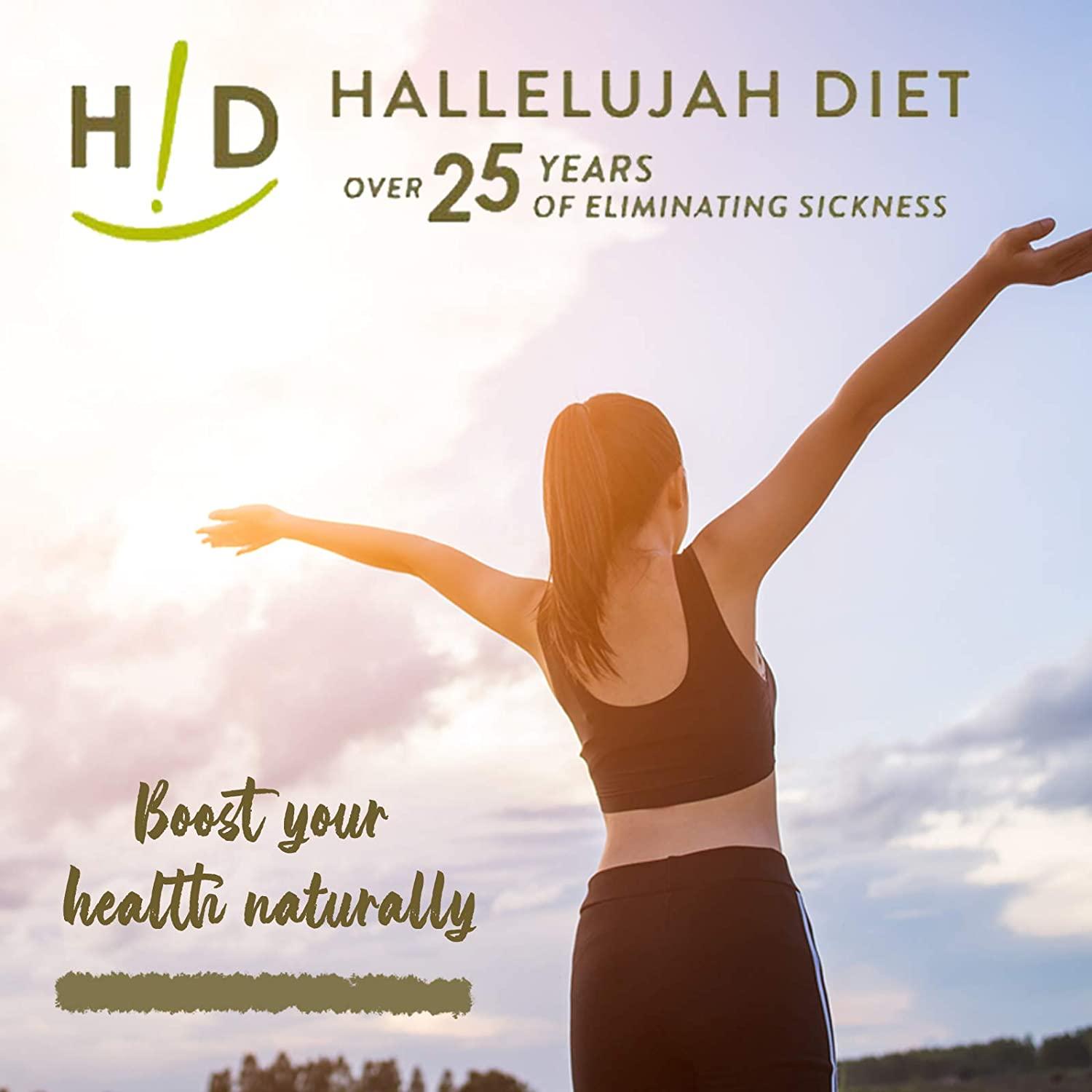 Hallelujah Diet Organic BarleyMax Barley and Alfalfa Grass Juice
