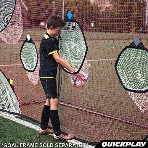 QuickPlay PRO Soccer Goal Target Nets with 7 Scoring Zones Practice