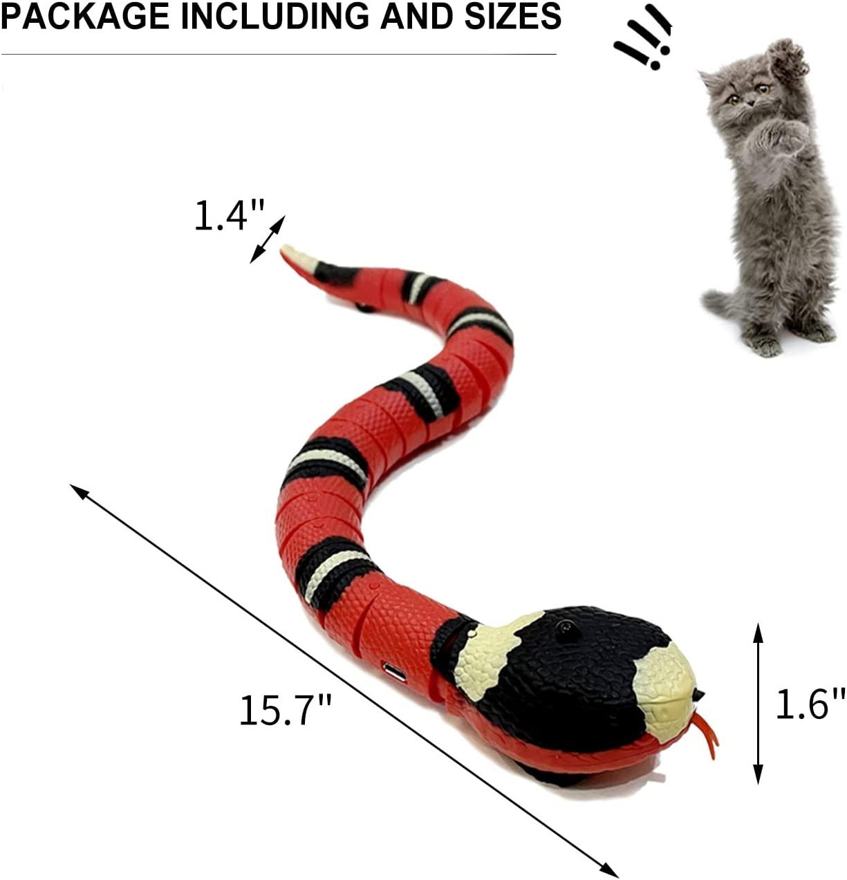 Realistic moving snake toy 2025